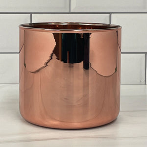 copper 3 wick candle jar