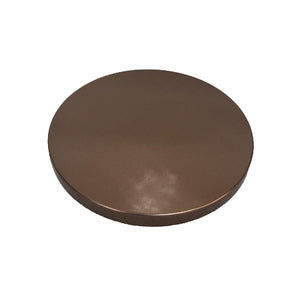 Bronze Flat Metal Lid for 3 Wick Jar