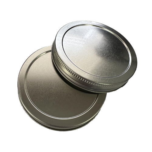 89-400 Silver Metal CT Lid with Plastisol Liner