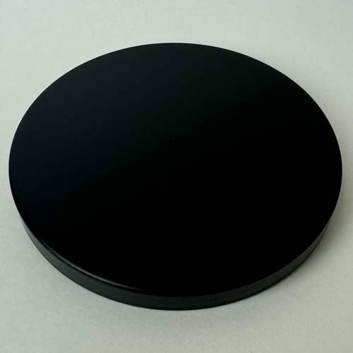 Candle Jar Lid Black 105mm 3 wick jar lid