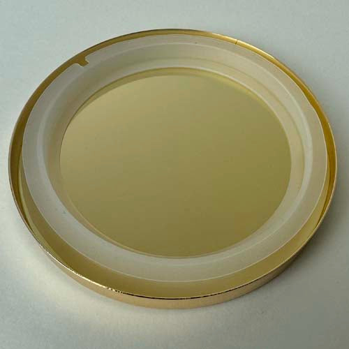 Candle Jar Lid Mirror Gold 105mm 3 wick jar lid