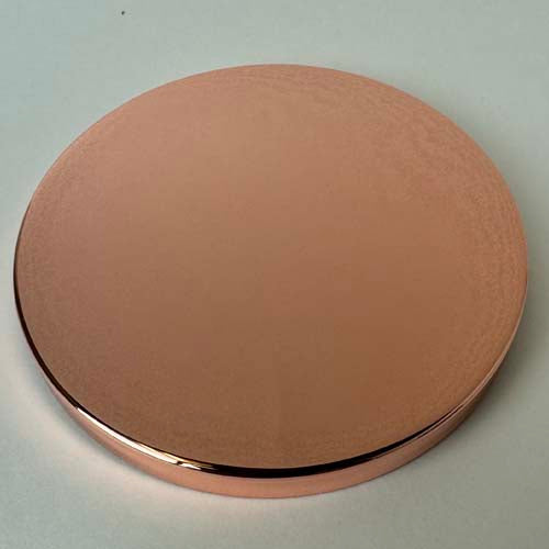 Candle Jar Lid Mirror Rose 105mm 3 wick jar lid