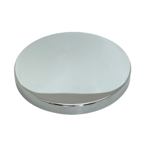 silver candle lid