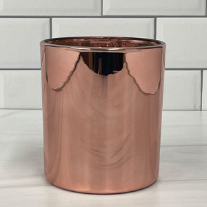 copper candle jar