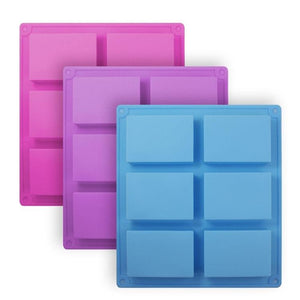 6 cavity rectangle silicone mold