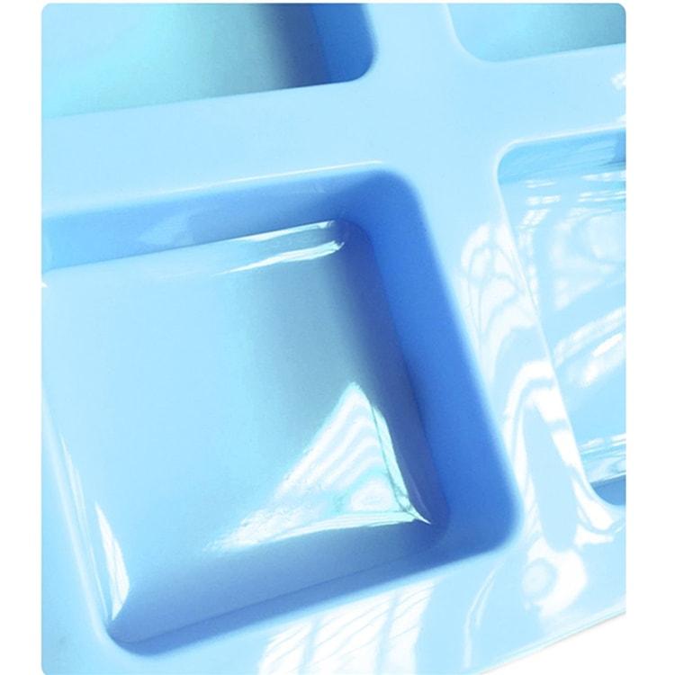 6 Cavity Square Silicone Soap Mold - Soap Mold – Pro Candle Supply