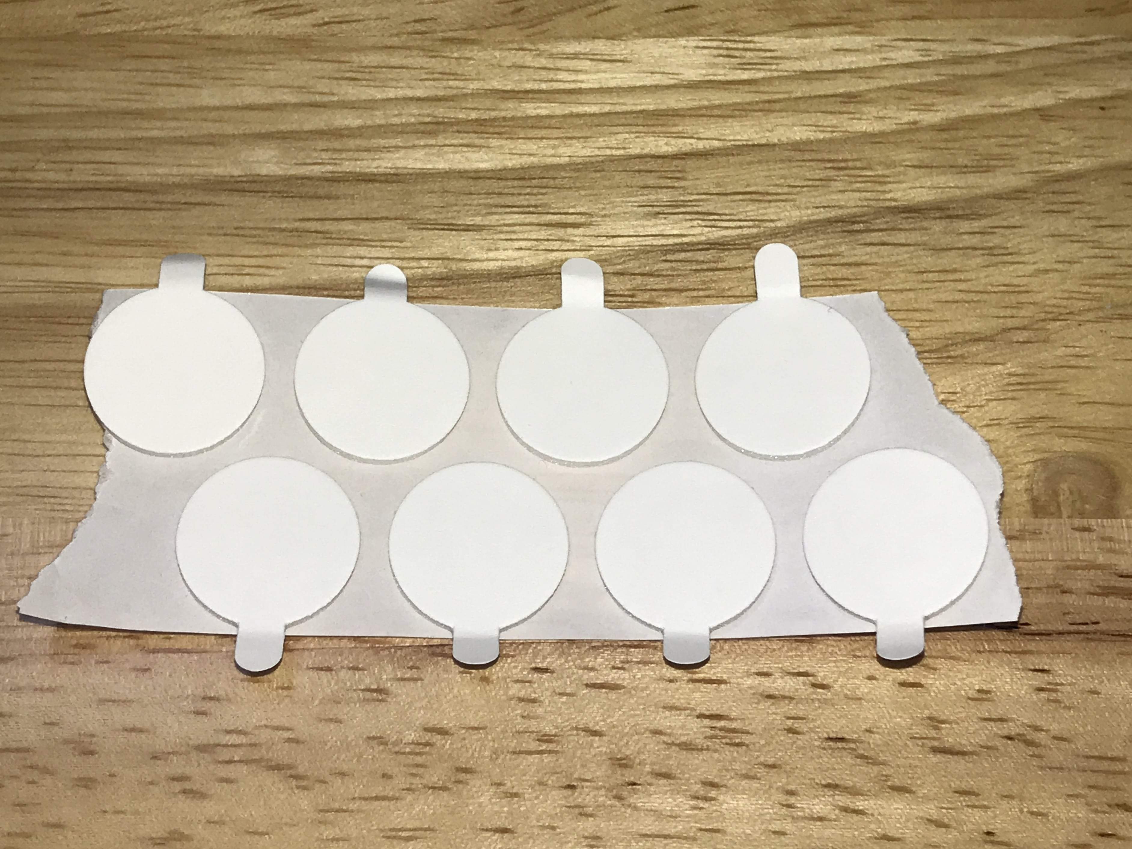 100Pcs/Roll Candle Making Wicks Sticker Transparent Fixed Glue DIY