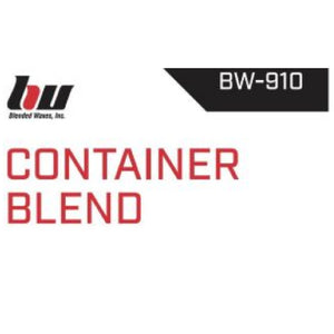 BW-910 BLENDED WAX PARAFFIN SOY BLEND CANDLE