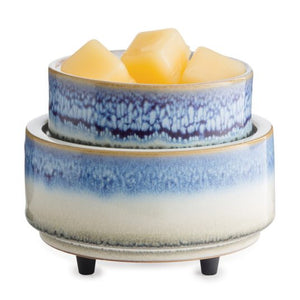 2 in 1 Blue Ombre Wax Tart and Candle Warmer