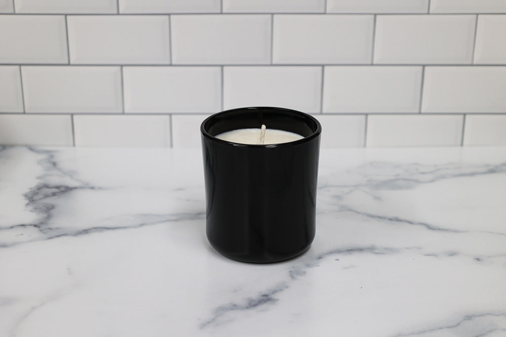 Black Gloss Candle Jar Tumbler Large