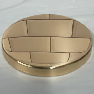 Large Candle Tumbler Lid - Gold