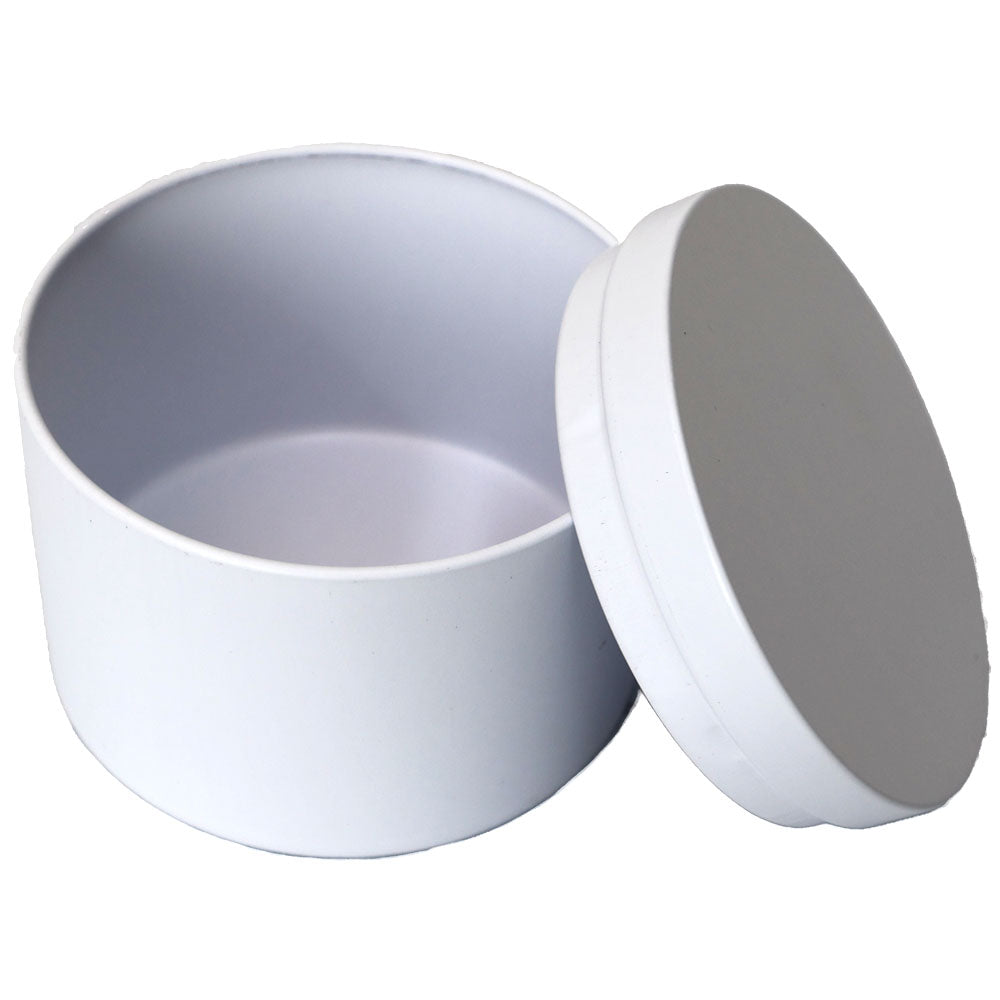 Matte White Candle Tin Seamless – Pro Candle Supply